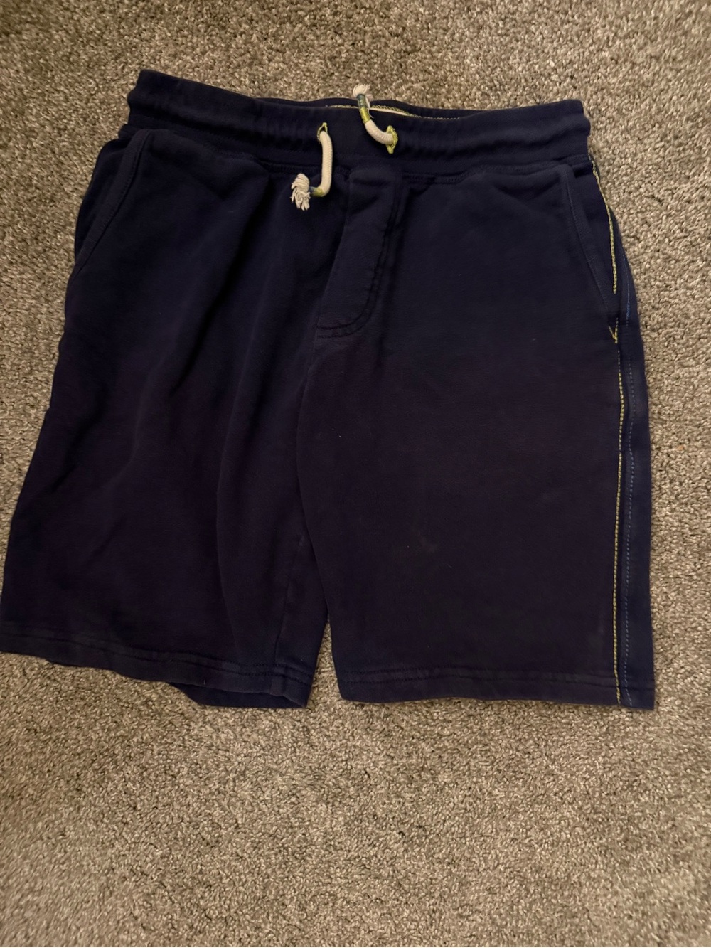 Mini Boden Boys Navy Drawstring Casual Shorts